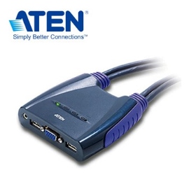 ATEN 4埠USB KVM多電腦切換器 (HotKey切換)