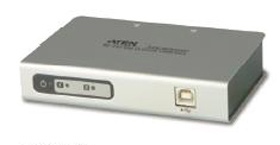 ATEN USB轉9公集線器2P