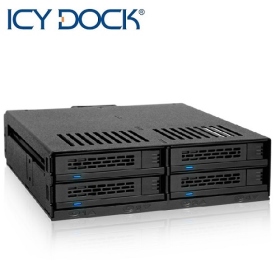 ICY DOCK 2.5吋4bay抽取盒－MB324SP-B