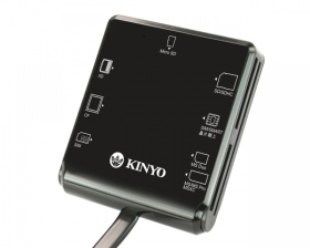 【KINYO】USB 2.0多合一晶片讀卡機(KCR-359)