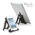 E-books N4 三段摺疊手機平板支架-黑