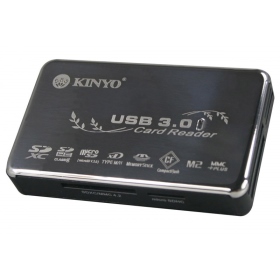【KINYO】USB 3.0全功能8合1讀卡機

