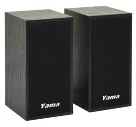 YAMA YA-2000 USB兩件式多媒體喇叭-黑